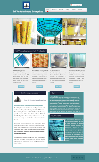 Fiber Roofing Sheets: Sri Venkateshwara Enterprises